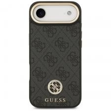 Carcasa Guess 4G Strass Logo cu MagSafe compatibila cu iPhone 17 Air, Negru