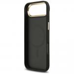 Carcasa Guess 4G Strass Logo cu MagSafe compatibila cu iPhone 17 Air, Negru 8 - lerato.ro