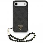 Carcasa Guess 4G Strap Triangle Logo cu MagSafe compatibila cu iPhone 17 Air, Negru 2 - lerato.ro
