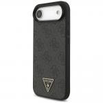 Carcasa Guess 4G Strap Triangle Logo cu MagSafe compatibila cu iPhone 17 Air, Negru 4 - lerato.ro