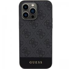 Carcasa Guess 4G Stripe Collection compatibila cu iPhone 15 Pro Max, Negru