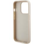 Carcasa Guess Croco Triangle Metal Logo compatibila cu iPhone 15 Pro Max, Gold 6 - lerato.ro