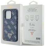 Carcasa Guess 4G Triangle Metal Logo compatibila cu iPhone 15 Pro Max, Albastru 9 - lerato.ro