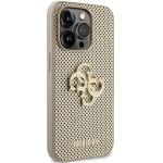 Carcasa Guess Perforated 4G Glitter compatibila cu iPhone 15 Pro Max, Gold 5 - lerato.ro