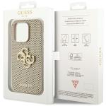 Carcasa Guess Perforated 4G Glitter compatibila cu iPhone 15 Pro Max, Gold 8 - lerato.ro