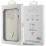 Carcasa Guess Croco Triangle Metal Logo compatibila cu iPhone 15 Pro, Gold 9 - lerato.ro