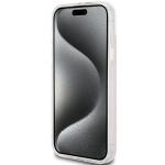 Carcasa Guess IML 4G Gold Stripe compatibila cu iPhone 15 Plus / 14 Plus, Roz 6 - lerato.ro