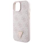 Carcasa Guess Crossbody 4G Metal Logo compatibila cu iPhone 15 Plus / 14 Plus, Roz 8 - lerato.ro
