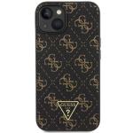 Carcasa Guess 4G Triangle Metal Logo compatibila cu iPhone 15 Plus / 14 Plus, Negru 2 - lerato.ro