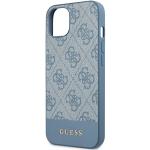 Carcasa Guess 4G Stripe compatibila cu iPhone 15 / 14 / 13, Albastru 7 - lerato.ro