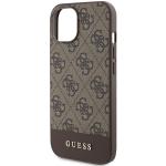 Carcasa Guess 4G Stripe compatibila cu iPhone 15 / 14 / 13, Maro 7 - lerato.ro