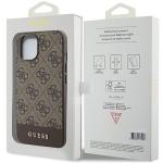 Carcasa Guess 4G Stripe compatibila cu iPhone 15 / 14 / 13, Maro 9 - lerato.ro