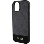 Carcasa Guess 4G Stripe compatibila cu iPhone 15 / 14 / 13, Gri 6 - lerato.ro