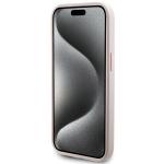 Carcasa Guess 4G Stripe compatibila cu iPhone 15 / 14 / 13, Roz 6 - lerato.ro