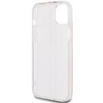 Carcasa Guess IML 4G Gold Stripe compatibila cu iPhone 15 / 14 / 13, Roz 8 - lerato.ro