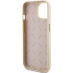 Carcasa Guess Glitter Glossy Script compatibila cu iPhone 15 / 14 / 13, Gold 8 - lerato.ro