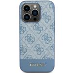 Carcasa Guess 4G Stripe compatibila cu iPhone 15 Pro Max, Albastru 2 - lerato.ro