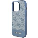 Carcasa Guess 4G Stripe compatibila cu iPhone 15 Pro Max, Albastru 7 - lerato.ro