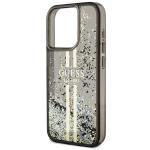 Carcasa Guess Liquid Glitter Gold Stripes compatibila cu iPhone 15 Pro Max, Negru 7 - lerato.ro