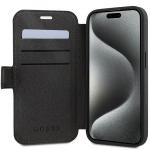 Carcasa flip cover 4G Big Metal Logo compatibila cu iPhone 15 Pro Max, Negru 6 - lerato.ro