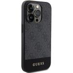 Carcasa Guess 4G Stripe Collection compatibila cu iPhone 15 Pro, Gri 5 - lerato.ro