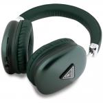 Casti wireless Guess 4G Triangle Logo, over the ear, Bluetooth 5.3, timp incarcare 2h, autonomie totala 32h, 400mAh, IPX4, USB-C, Khaki 3 - lerato.ro