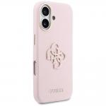 Husa Guess FW Resin Logo compatibila cu iPhone 17, Pink 5 - lerato.ro