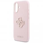Husa Guess FW Resin Logo compatibila cu iPhone 17, Pink 7 - lerato.ro
