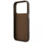 Husa Guess FW Resin Logo compatibila cu iPhone 17 Pro Max, Maro 8 - lerato.ro