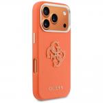 Husa Guess FW Resin Logo compatibila cu iPhone 17 Pro Max, Portocaliu 5 - lerato.ro