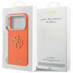 Husa Guess FW Resin Logo compatibila cu iPhone 17 Pro, Portocaliu 9 - lerato.ro