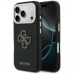 Husa Guess FW Resin Logo compatibila cu iPhone 17 Pro, Negru 4 - lerato.ro