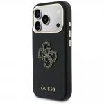 Husa Guess FW Resin Logo compatibila cu iPhone 17 Pro, Negru 3 - lerato.ro