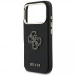 Husa Guess FW Resin Logo compatibila cu iPhone 17 Pro, Negru 7 - lerato.ro