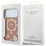 Husa Guess IML Peony Dot cu MagSafe compatibila cu iPhone 17 Pro Max, Portocaliu 9 - lerato.ro