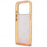 Husa Guess IML Peony Dot cu MagSafe compatibila cu iPhone 17 Pro, Portocaliu 8 - lerato.ro