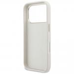 Husa Guess FW Resin Logo compatibila cu iPhone 17 Pro Max, Bej 8 - lerato.ro