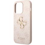 Carcasa Guess 4G Big Metal Logo compatibila cu iPhone 15 Pro Max, Roz 7 - lerato.ro