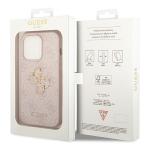 Carcasa Guess 4G Big Metal Logo compatibila cu iPhone 15 Pro Max, Roz 9 - lerato.ro