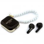 Casti wireless TWS Guess Pearl Strap, Bluetooth 5.4, Autonomie 5h, IPX5, USB-C, Negru 3 - lerato.ro