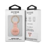 Husa de protectie Guess Silicone compatibila cu Apple AirTag, Roz 4 - lerato.ro