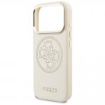 Husa Guess Perforated 4G cu MagSafe compatibila cu iPhone 17 Pro Max, Bej 7 - lerato.ro