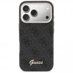Husa Guess 4G Script cu MagSafe compatibila cu iPhone 17 Pro, Negru 2 - lerato.ro