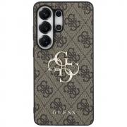 Carcasa Guess 4G Big Metal Logo compatibila cu Samsung Galaxy S26 Ultra, Maro