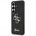 Carcasa Guess Fixed Glitter Big 4G Metal Logo compatibila cu Samsung Galaxy S26, Negru 3 - lerato.ro