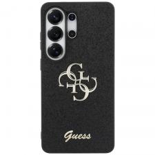 Carcasa Guess Fixed Glitter Big 4G Metal Logo compatibila cu Samsung Galaxy S26 Ultra, Negru