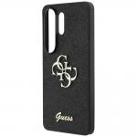 Carcasa Guess Fixed Glitter Big 4G Metal Logo compatibila cu Samsung Galaxy S26 Ultra, Negru 7 - lerato.ro