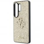 Carcasa Guess Fixed Glitter Big 4G Metal Logo compatibila cu Samsung Galaxy S26 Ultra, Gold 7 - lerato.ro