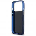 Carcasa Guess IML 4G Script Metal compatibila cu iPhone 17 Pro, Navy Blue 8 - lerato.ro