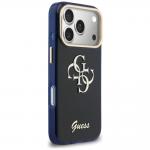 Carcasa Guess IML 4G Script Metal compatibila cu iPhone 17 Pro Max, Navy Blue 5 - lerato.ro